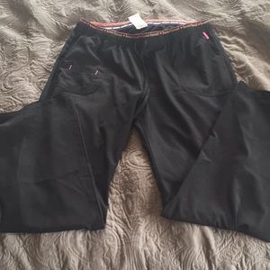 Gently used Heart and Soul black scrub pants